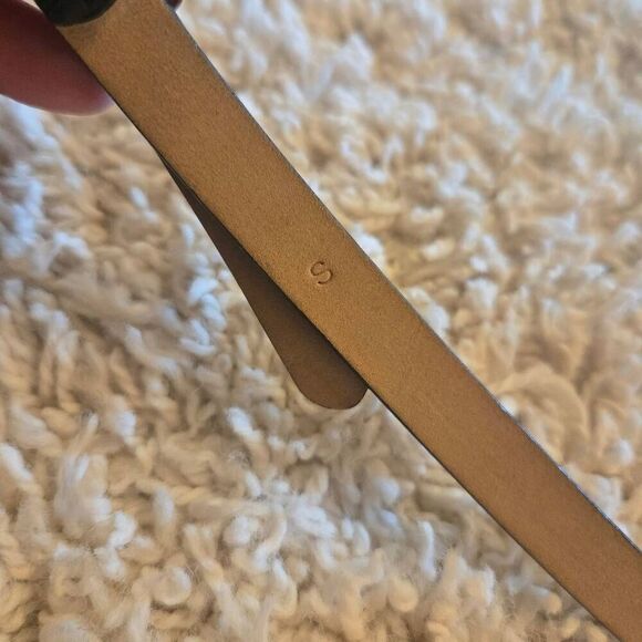 J Crew Skinny Belt Leather Animal Print S - Picture 7 of 8